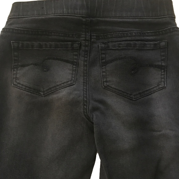 14 Slim Mid Rise "Sparkle" Denim Leggings Jeans - Picture 4 of 6